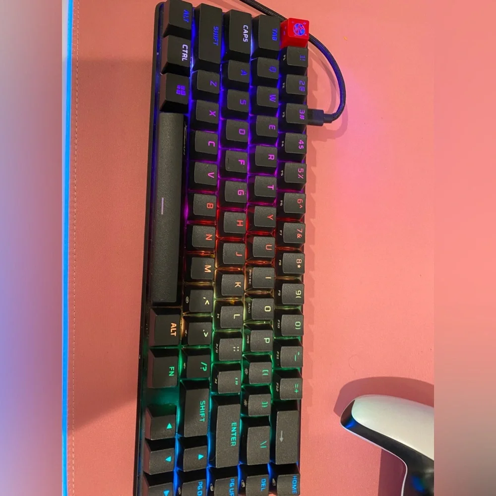 Black gaming keyboard